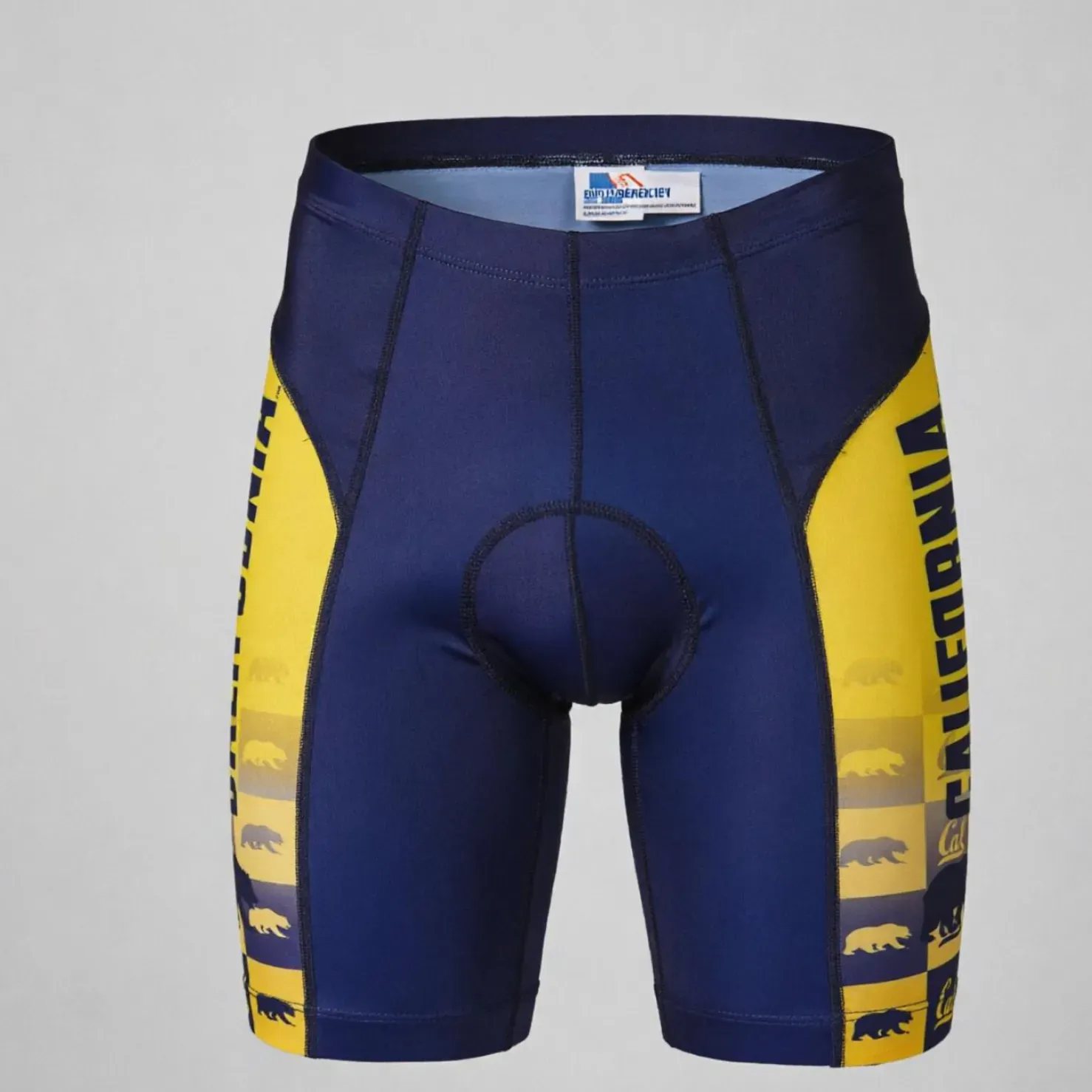Cal Berkeley Cycling Shorts College Team Uniform