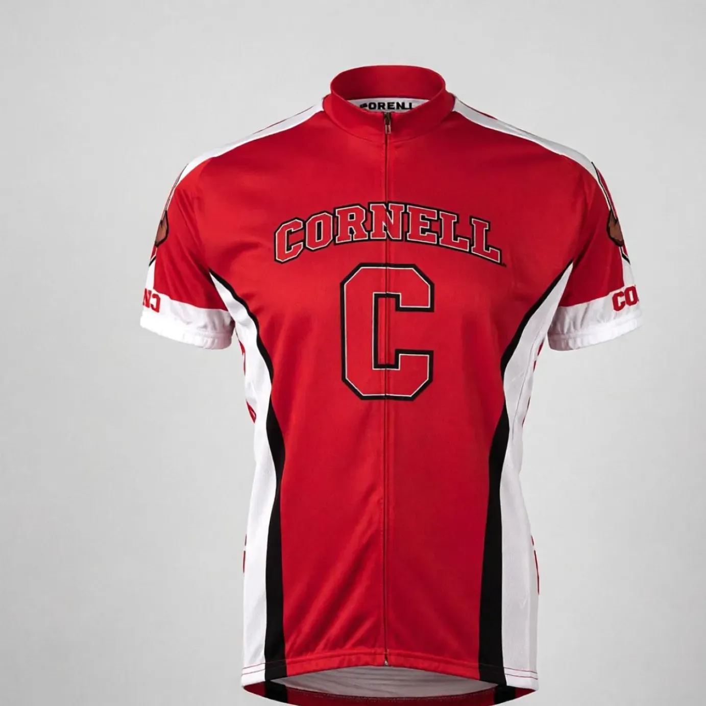 Cornell Men Red College Cycling Shirt Jersey Top