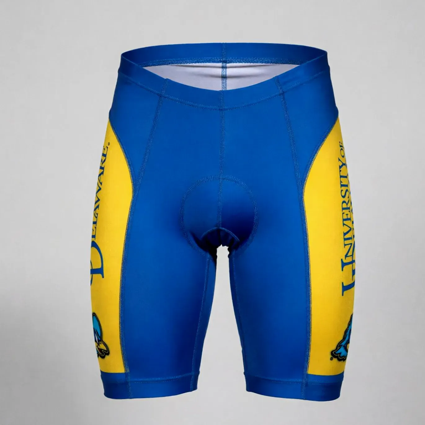 Delaware University Blue Yellow Team Cycling Shorts