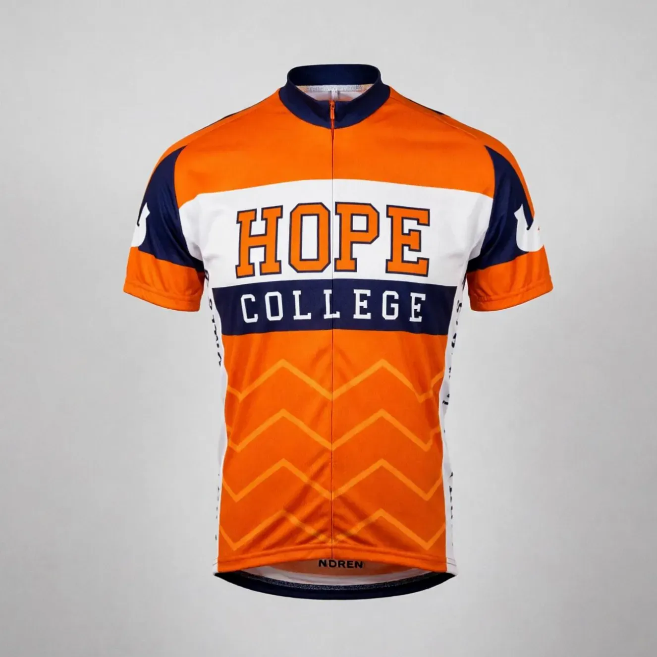 Hope College Men's Cycling Jersey Orange Blue