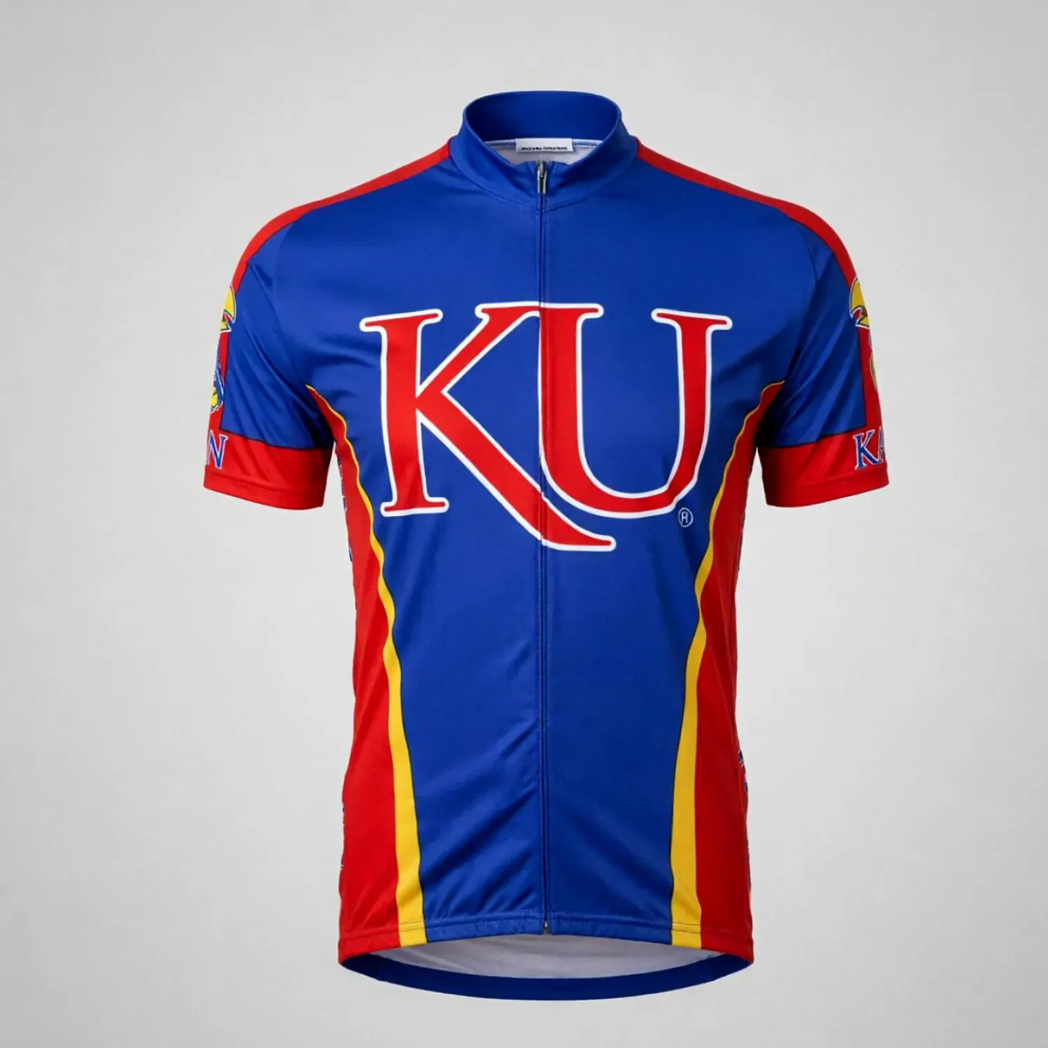 Kansas Wildcats NCAA Cycling Jersey Blue Red