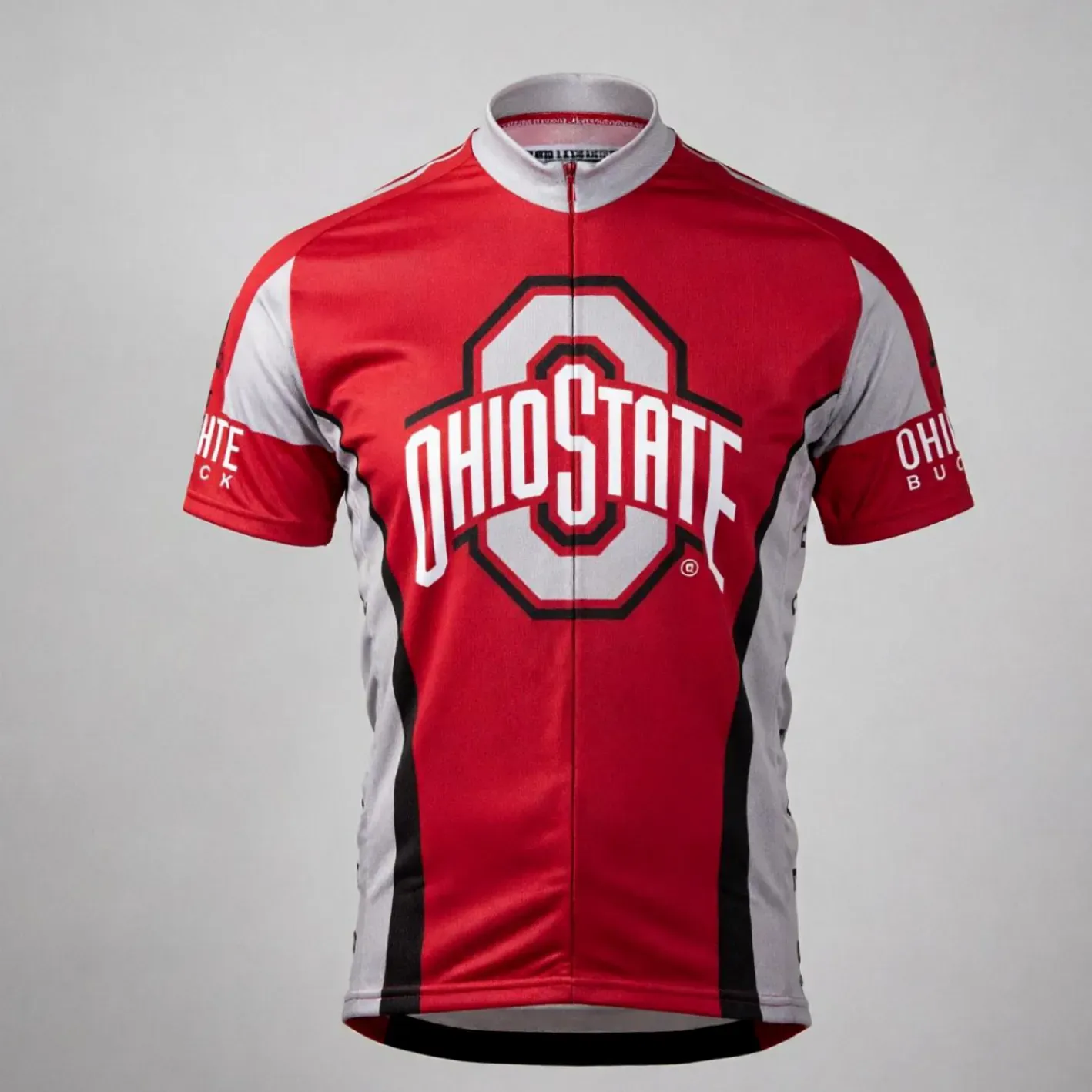 Men's Ohio State Buckeyes Cycling Jersey Shirt
