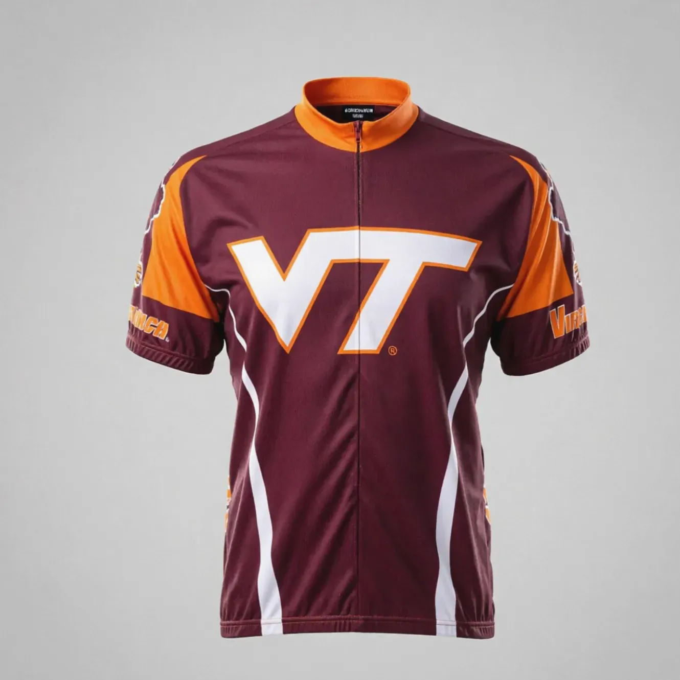 Men's Virginia Tech Hokies College Bike Jersey