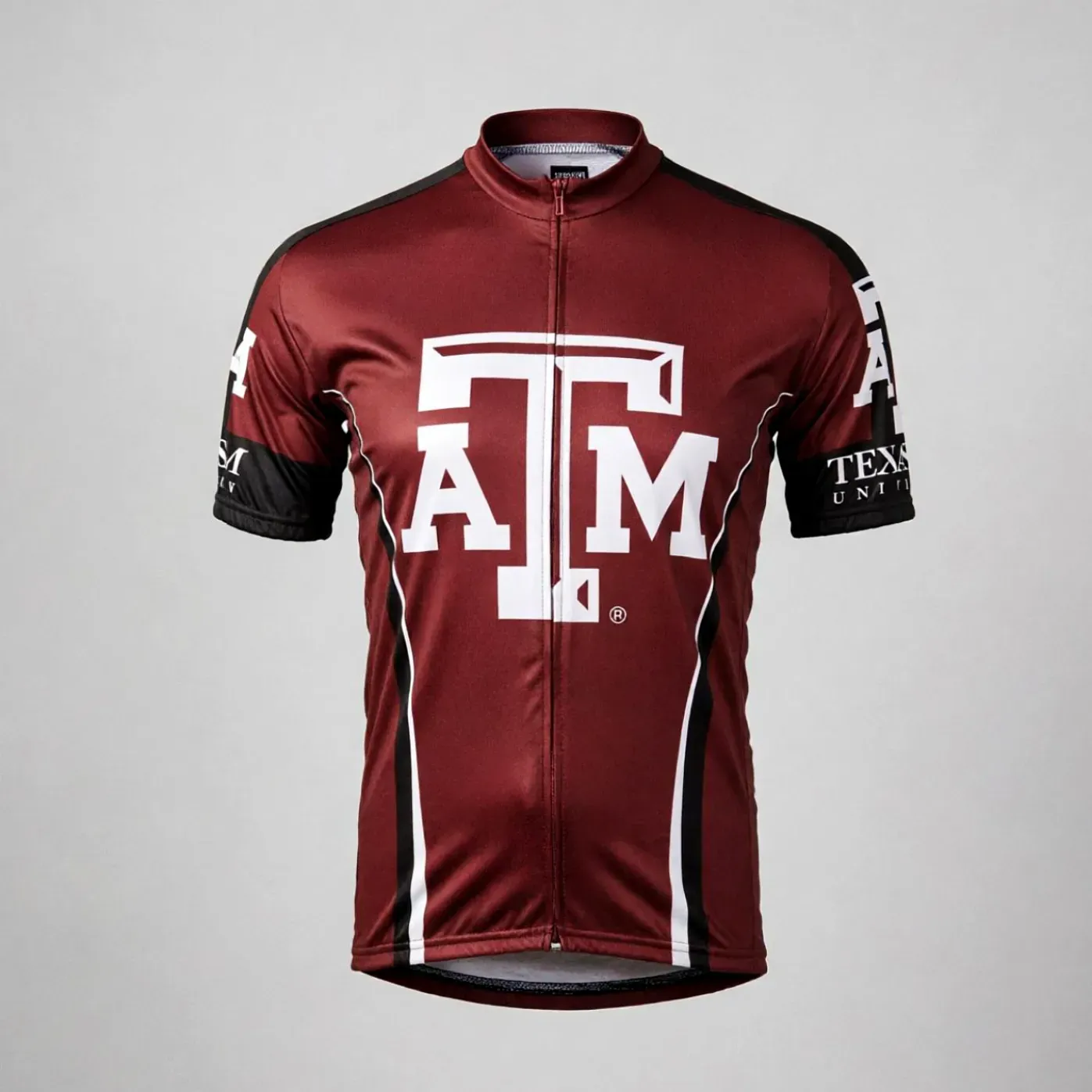 Texas A&M Aggies Men Cycling Jersey Shirt
