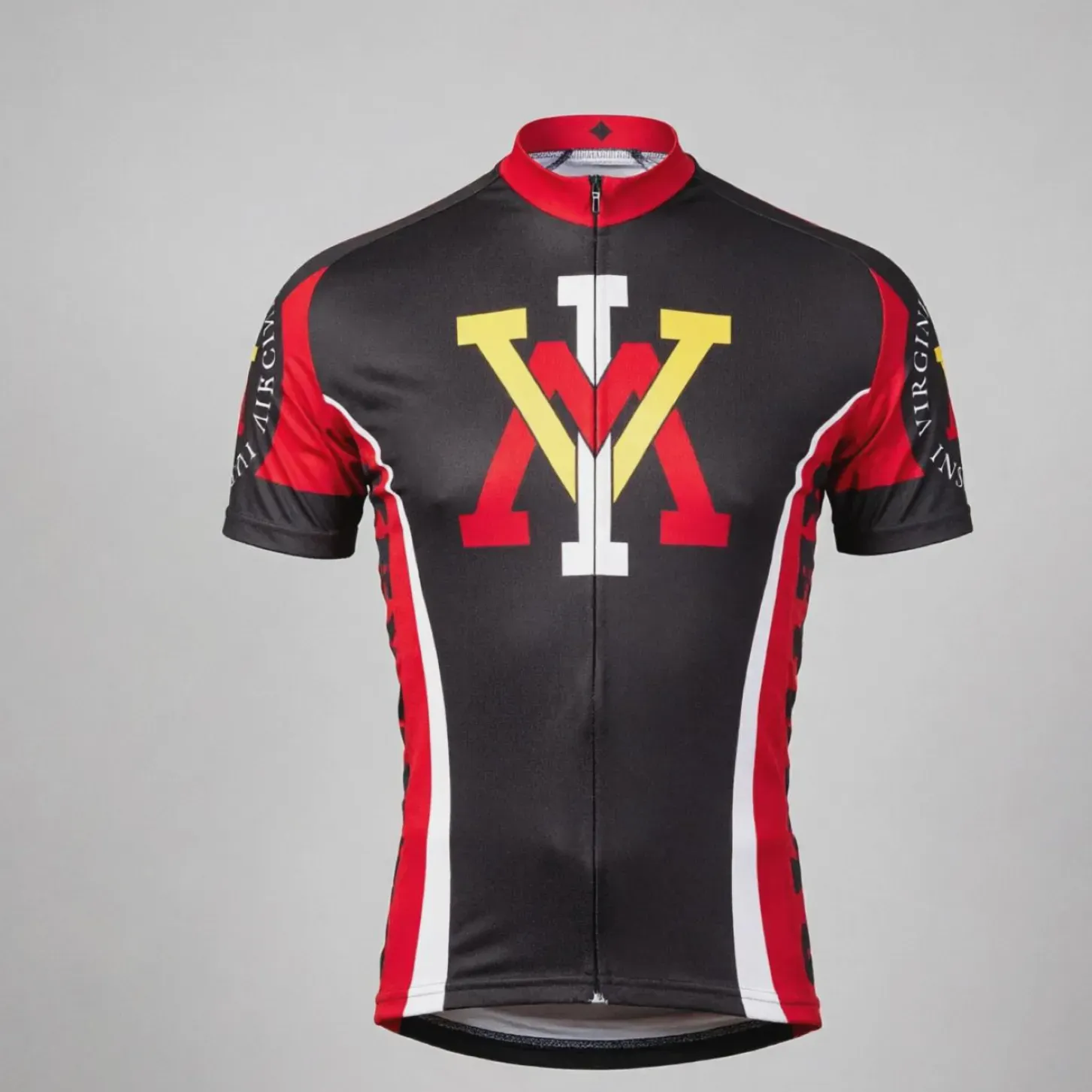 Virginia Military Institute Cycling Jersey Black Red