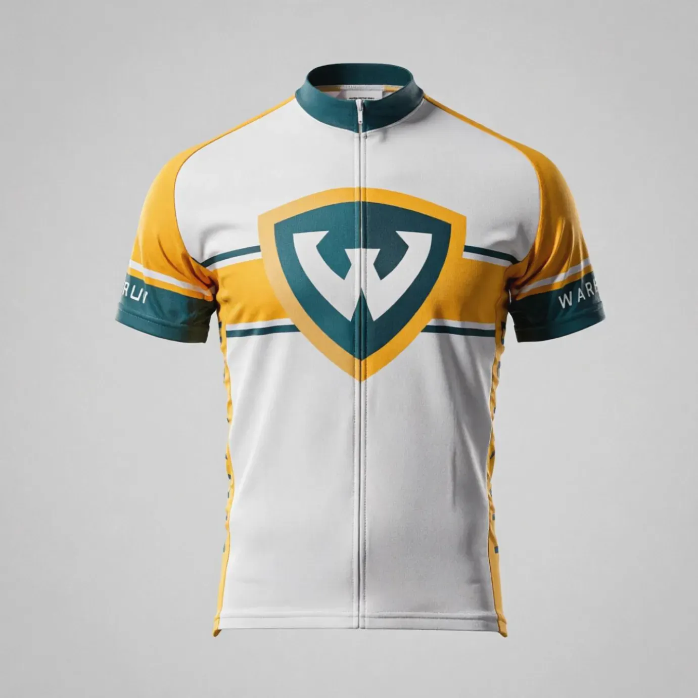 Wayne State Cycling Jersey Yellow Green