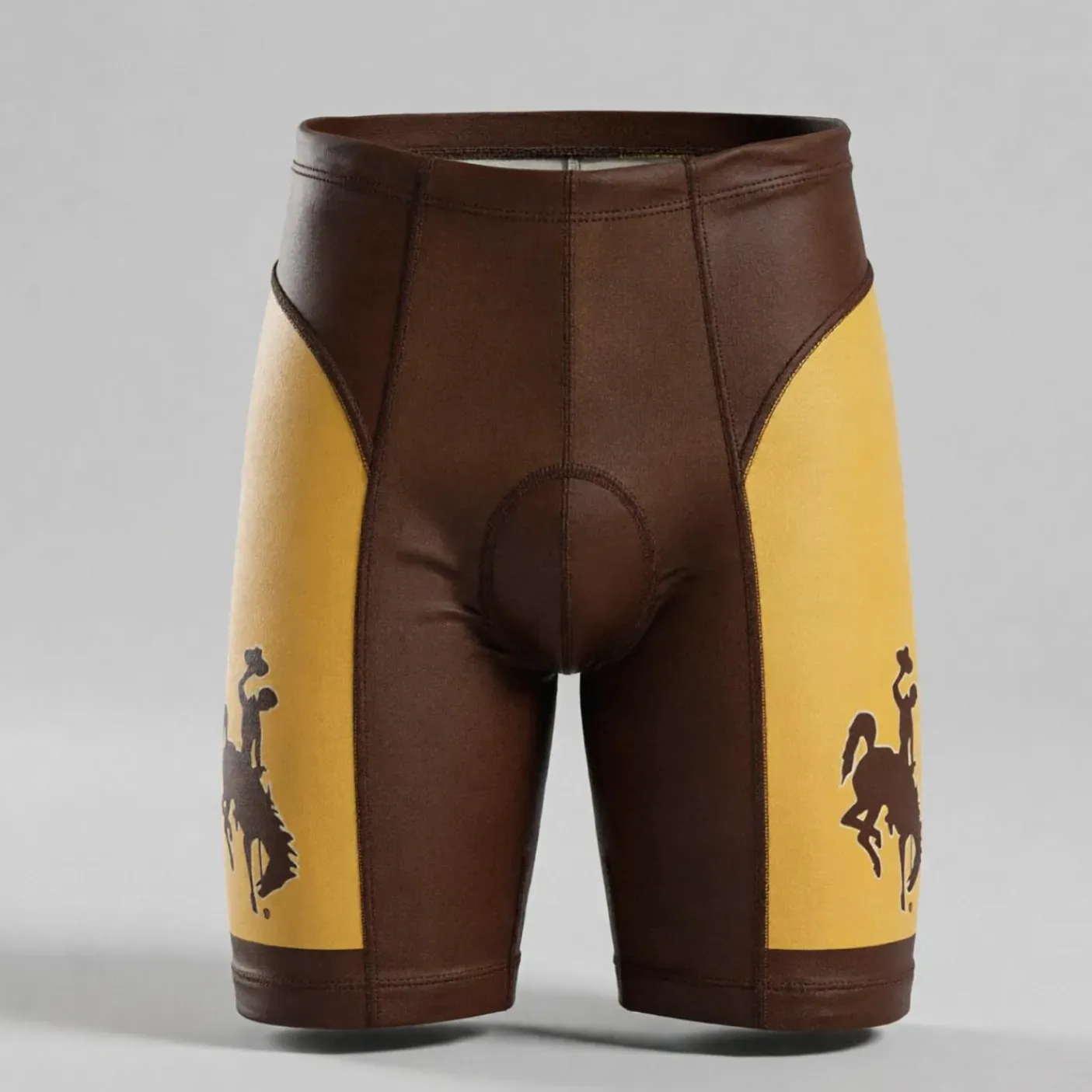 Wyoming Cowboys College Cycling Compression Shorts